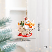 Christmas Decorations Cartoon Elk Ornaments Michan Direct