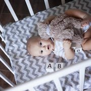 Cot Fitted Sheet 100% Cotton 120x60cm - Pack Of 2 - Lucy And Phil Academy