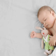 Cot Fitted Sheet 100% Cotton 120x60cm - Pack Of 2 - Lucy And Phil Academy