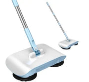 3-in-1 Hand Push Sweeper Broom & Dustpan Set - Cordless Floor Cleaning System with Mop - Lucy And Phil Academy