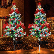 Solar-powered Christmas Cedar Tree Lights For Outdoor Lawn Decoration Michan Direct