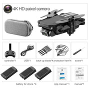 4K HD WiFi FPV Foldable Drone with Camera - Mini Quadcopter for Aerial Photography Michan Direct