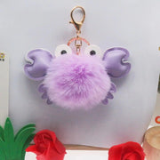 Cartoon Cute Crab Keychain Pendant Michan Direct