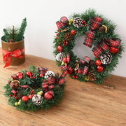 Christmas Garland Bow Christmas Door Hanging Window Decoration Christmas Decorations Michan Direct