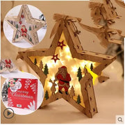 Christmas Decorations Made of Wood and Trees Michan Direct