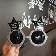 Funny glasses props for new year's day party party Michan Direct