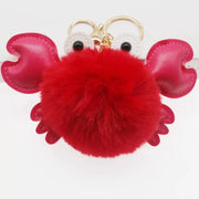 Cartoon Cute Crab Keychain Pendant Michan Direct
