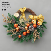 Christmas Decoration Upside Down Christmas Tree Horn Rattan Christmas Wreath Michan Direct