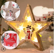 Christmas Decorations Made of Wood and Trees Michan Direct