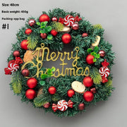 Christmas Decoration Upside Down Christmas Tree Horn Rattan Christmas Wreath Michan Direct