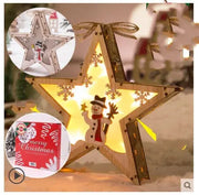 Christmas Decorations Made of Wood and Trees Michan Direct