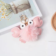 Cartoon Cute Crab Keychain Pendant Michan Direct