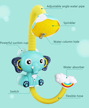 Bath Toys Baby Water Game Elephant Model Faucet Shower Electric Water Spray Toy For Kids Swimming Bathroom Baby Toys Michan Direct