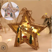 Christmas Decorations Made of Wood and Trees Michan Direct