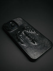 Retro Gothic Vampire Bat Wing Embossed Dark Style Phone Case Michan Direct
