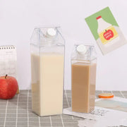 Premium Square Milk Cup - 500ml & 1000ml Minimalist Water Bottle Michan Direct