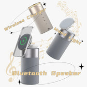 3-in-1 Wireless Charging Station with Bluetooth Speaker & LED Lamp | iPhone AirPods Charger Michan Direct