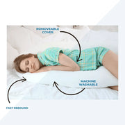 9 Ft Maternity Pillow And Case - Light Blue - Lucy And Phil Academy