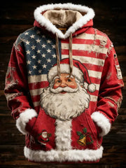 Women's Winter Merry Christmas Hoodie With Pockets Michan Direct