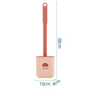 Toilet Soft Glue Dead Corner Cleaning Toilet Gap Long Handle Toilet Toilet Brush - Lucy And Phil Academy