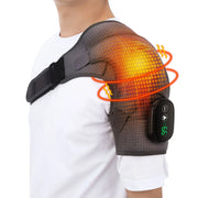 USB Rechargeable Shoulder Heating Massager - Adjustable Pain Relief Brace for Shoulder, Elbow & Knee Michan Direct