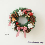 Christmas Garland Bow Christmas Door Hanging Window Decoration Christmas Decorations Michan Direct