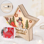 Christmas Decorations Made of Wood and Trees Michan Direct