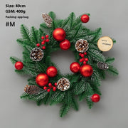 Christmas Decoration Upside Down Christmas Tree Horn Rattan Christmas Wreath Michan Direct