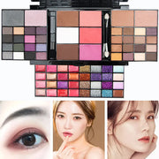74 Colors Makeup Set Lip Gloss Blush Eyeshadow Highlight Combination Plate Wholesale Makeup Set Michan Direct