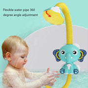 Bath Toys Baby Water Game Elephant Model Faucet Shower Electric Water Spray Toy For Kids Swimming Bathroom Baby Toys Michan Direct