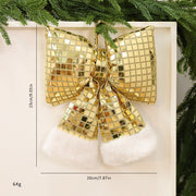 Mirror Bow Christmas Tree Decoration Michan Direct