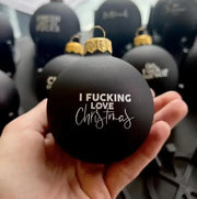 Funny Christmas Ornament Black Decorations Michan Direct