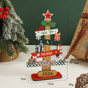 Christmas Wooden Desktop Decoration Home Decoration Michan Direct