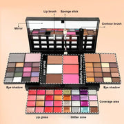 74 Colors Makeup Set Lip Gloss Blush Eyeshadow Highlight Combination Plate Wholesale Makeup Set Michan Direct