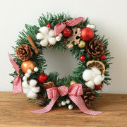 Christmas Garland Bow Christmas Door Hanging Window Decoration Christmas Decorations Michan Direct