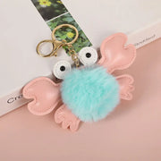 Cartoon Cute Crab Keychain Pendant Michan Direct