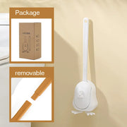 Rubber Head Toilet Brush Soft Non-slip Cleaning Brush Wall Hanging Floor Super Decontamination Bathroom Cleaning Tool - Lucy And Phil Academy