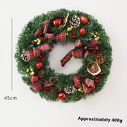 Christmas Garland Bow Christmas Door Hanging Window Decoration Christmas Decorations Michan Direct