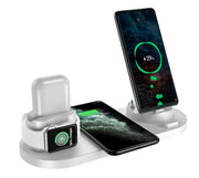 Wireless Charger For IPhone Fast Charger For Phone Fast Charging Pad For Phone Watch 6 In 1 Charging Dock Station Michan Direct