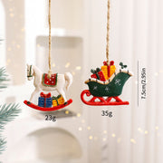 Christmas Decorations Cartoon Elk Ornaments Michan Direct