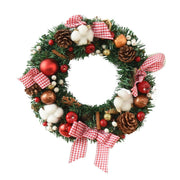 Christmas Garland Bow Christmas Door Hanging Window Decoration Christmas Decorations Michan Direct