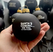 Funny Christmas Ornament Black Decorations Michan Direct
