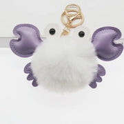 Cartoon Cute Crab Keychain Pendant Michan Direct