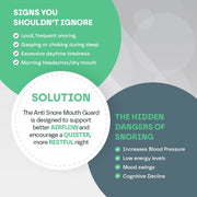 Anti Stop Snoring Sleeping Mouth Guard Snooze Therapy