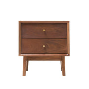 Wright Walnut Bedside Table - Lucy And Phil Academy