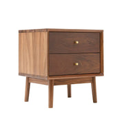 Wright Walnut Bedside Table - Lucy And Phil Academy