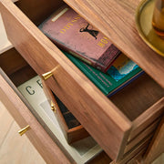 Wright Walnut Bedside Table - Lucy And Phil Academy