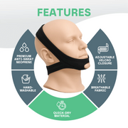 Anti Snoring Sleep Chin Strap Snooze Therapy
