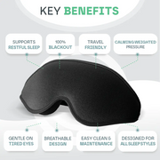 3D Weighted Eye Mask Snooze Therapy