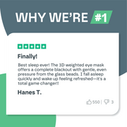 3D Weighted Eye Mask Snooze Therapy